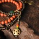 Redstone Bracelets for women Ebony Agate bracelet for men