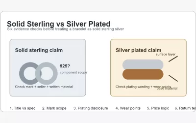 Solid Sterling Silver vs Silver Plated Bracelets: 6 Buyer Checks