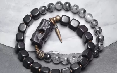 Black Hair Crystal Bracelet Buyer Checks: Quartz, Rutile, Tourmaline and Care