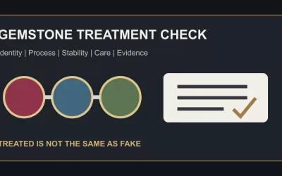 Gemstone Treatments in Bracelets: Disclosure, Durability and Buyer Checks