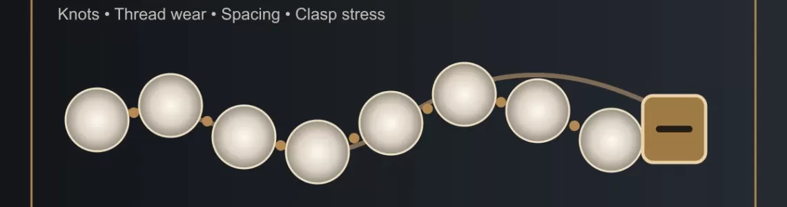 Pearl Bracelet Restringing: Knots, Thread Wear and Repair Checks