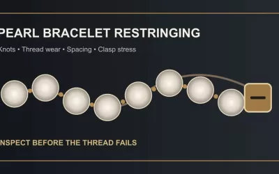 Pearl Bracelet Restringing: Knots, Thread Wear and Repair Checks
