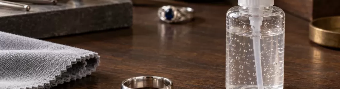 Hand Sanitizer and Sterling Silver Rings: Metal, Stones and Finish Checks