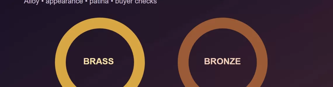 Brass vs Bronze Jewelry: Differences, Patina and Buyer Checks