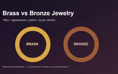 Brass vs Bronze Jewelry: Differences, Patina and Buyer Checks
