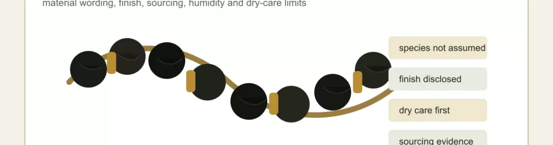 Ebony Wood Bracelets: Species Claims, Finish, Sustainability and Care Buyer Checks