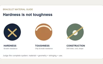 Gemstone Hardness vs Toughness: What Makes a Bead Bracelet Durable?