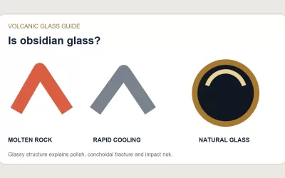 Is Obsidian Glass? What Its Volcanic Structure Means for Jewelry