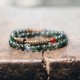 Bracelets for women Aquatic Onyx Beads Bracelets Brass beads Red jade Bracelets for men