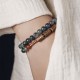 Bracelets for women Aquatic Onyx Beads Bracelets Brass beads Red jade Bracelets for men