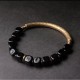 Obsidian Bracelets for women brass bracelets for men