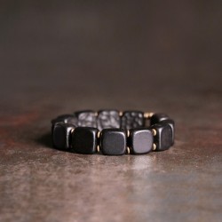Brass beads bracelets for women Ebony beads Bracelets for men 
