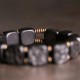 Brass beads bracelets for women Ebony beads Bracelets for men 