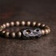 Brass beads bracelet for men & women Brings luck with the magnetic field