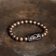 Brass beads bracelet for men & women Brings luck with the magnetic field