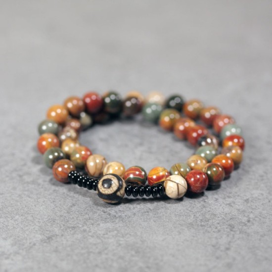 Dzi Beads Bracelet original design Ebony alexandrite bracelets Dzi Beads Bracelet original design Ebony alexandrite bracelets