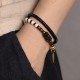 Deer bone Bracelet original design Ebony brass bracelets