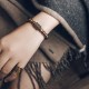 Good luck Bracelets for women Original design Brass obsidian bracelets for men