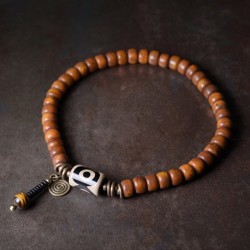 Good luck beef bone Bracelets for women Brass Dzi Beads bracelets for men