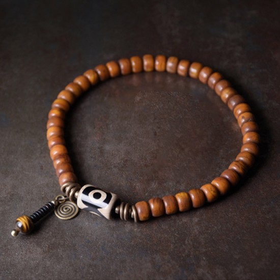 Good luck beef bone Bracelets for women Brass Dzi Beads bracelets for men Good luck beef bone Bracelets for women Brass Dzi Beads bracelets for men