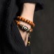 Good luck beef bone Bracelets for women Brass Dzi Beads bracelets for men