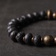 Volcanic Stone Bracelets for women Meteorite Brass Beads Bracelet for men