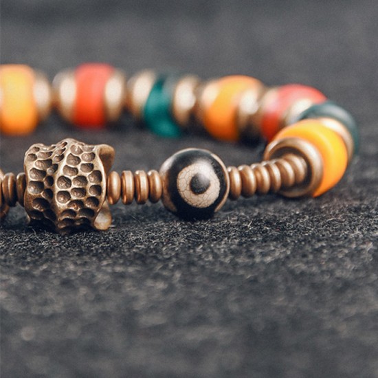 Colored Glass beads Bracelets for women Brass meteorite Beads bracelets Colored Glass beads Bracelets for women Brass meteorite Beads bracelets