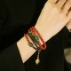 Redstone Bracelets for women Ebony Agate bracelet for men