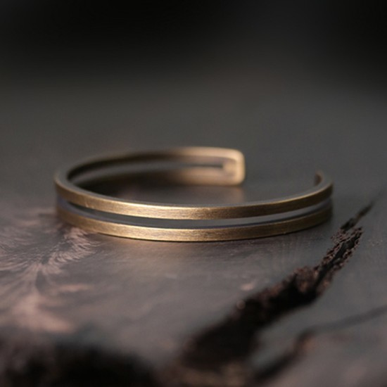 Double ring Copper bracelet for women Copper bracelet for men