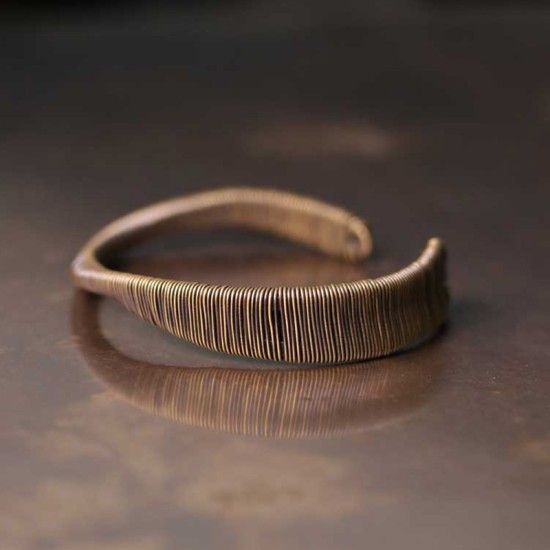 Copper wire winding bracelet for women Copper wire bracelet for men