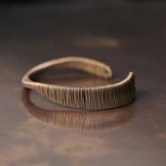 Copper wire winding bracelet for women Copper wire bracelet for men