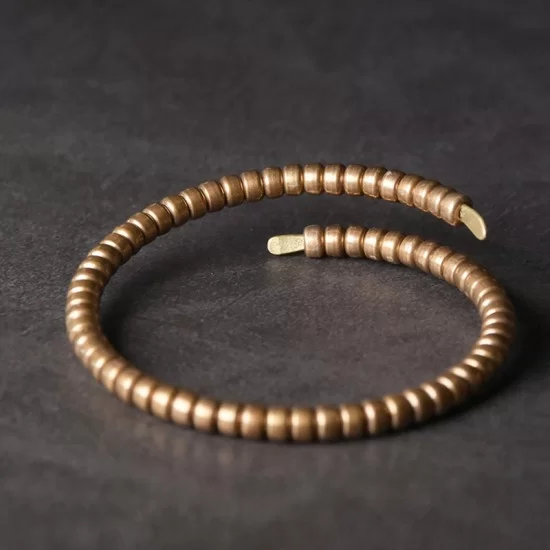 Spiral nail Copper bracelet for women Copper bracelet for men