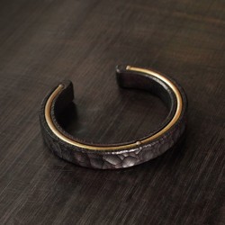 Ebony brass bracelet for women brass ebony bracelet for men