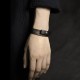 Ebony with Copper bracelet for women Ebony Copper curve bracelet for men