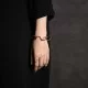 Thin curve Copper bracelet for women Copper curve bracelet for men