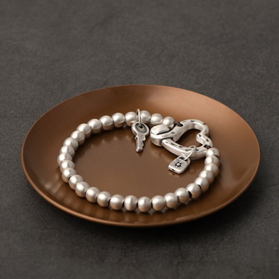 Eternal Heart Luck Bracelet 999 Sterling Silver Bead Bracelet Eternal Heart Luck Bracelet 999 Sterling Silver Bead Bracelet