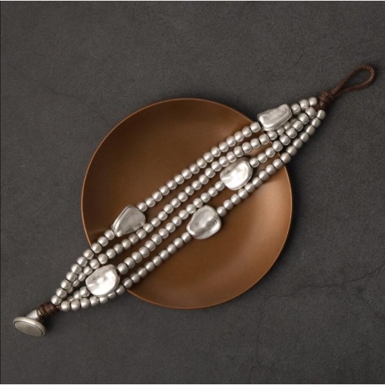 Eternal Heart Luck Bracelet 999 Sterling Silver Bead Bracelet Eternal Heart Luck Bracelet 999 Sterling Silver Bead Bracelet