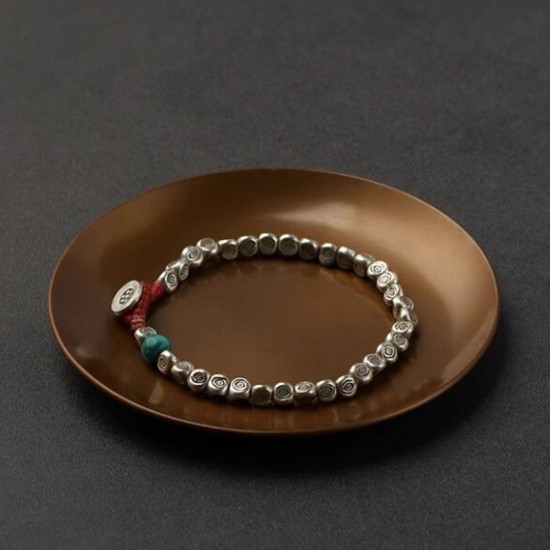 Eye of God Bracelet 925 Sterling Silver red rope Bead Bracelet Eye of God Bracelet 925 Sterling Silver red rope Bead Bracelet