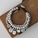 Multi-Layer 999 Fine Silver Medal Bead Bracelet