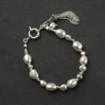 Freshwater Pearl & 925 Sterling Silver Bracelet