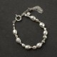 Natural Freshwater Pearls beaded bracelets 925 Sterling Silver Bracelet