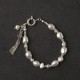 Natural Freshwater Pearls beaded bracelets 925 Sterling Silver Bracelet