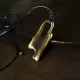 Abstract Curved Brass Pendant Necklace Abstract Curved Brass Pendant Necklace