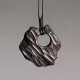 Abstract Ebony Wood Cutout Pendant Necklace Abstract Ebony Wood Cutout Pendant Necklace