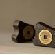 Ebony Wood Chinese Coin Pendant Necklace Ebony Wood Chinese Coin Pendant Necklace