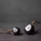 Ebony Wood Pebble Pendant Necklace Ebony Wood Pebble Pendant Necklace