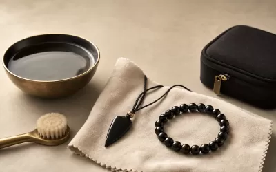 How to Clean and Store Obsidian Jewelry Without Damage