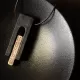 Rectangular Ebony Wood & Brass Pendant Necklace Rectangular Ebony Wood & Brass Pendant Necklace