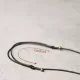 Sculpted Ebony Wood & Obsidian Pendant Necklace