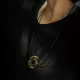 Spiral Brass Statement Pendant Necklace Spiral Brass Statement Pendant Necklace